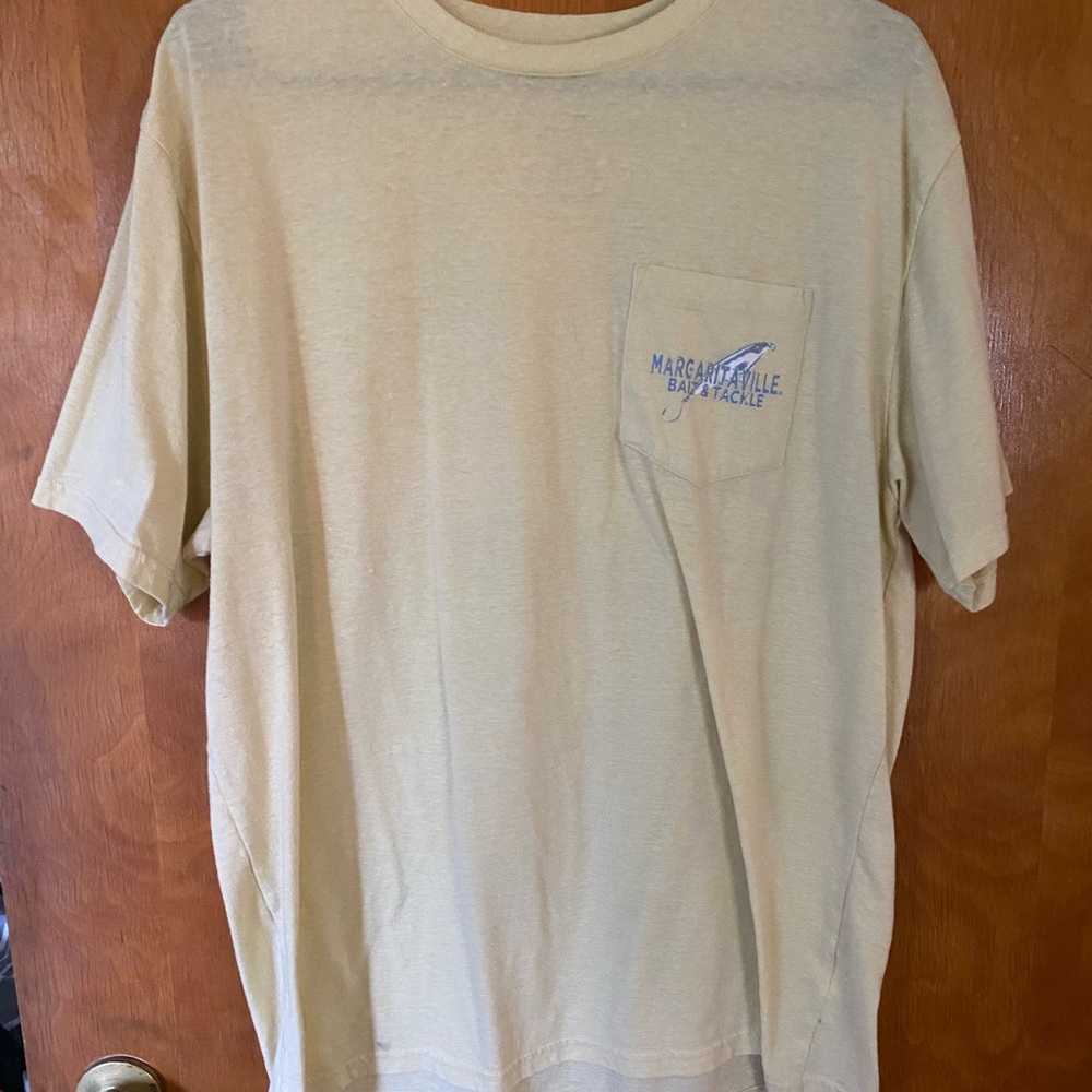 Margaritaville Men's Yellow T-Shirt